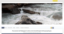 Desktop Screenshot of mouvement-pedagogie-curative.org