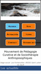 Mobile Screenshot of mouvement-pedagogie-curative.org